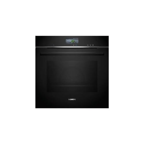 Siemens HS736G3B1, Smarter iQ700 Einbau-Dampfbackofen, 60 x 60 cm, Schwarz, Made in Germany, Hydrolyse...