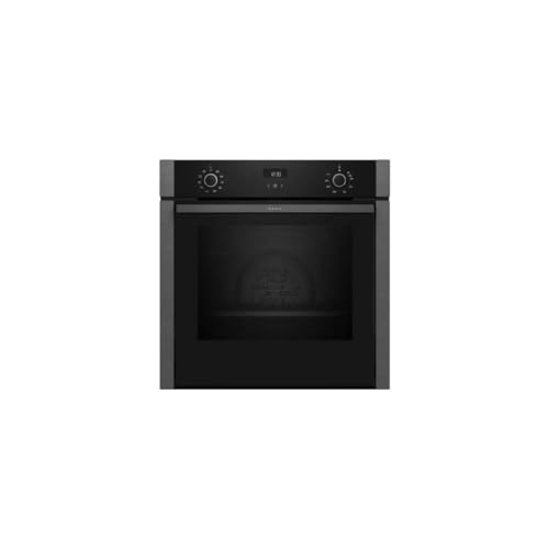 NEFF B3ACE2AG0 Einbau-Backofen N50, Integrierbarer Backofen 60 x 60cm, Hide, CircoTherm, EasyClean, LCD-Display, Graphite-Grey