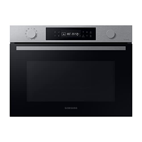 Samsung Kompaktofen mit MIkrowelle NQ5B4553FBS/U1, 45 cm, 50 ℓ, WiFi-Steuerung, SmartThings Cooking, 20 Automatikprogramme, Edelstahl