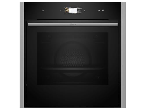 NEFF B64VS31N0 Einbau-Backofen N90, Integrierbarer Backofen 60 x 60cm, Slide&Hide, Full Touch TFT-Display, Eco...