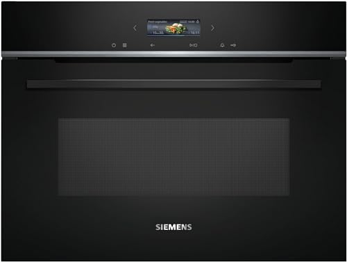 Siemens CE732GXB1 iQ700 Einbau-Mikrowelle, 60 x 45 cm, Schwarz, cookControl10 - Automatikprogramme, humidClean...
