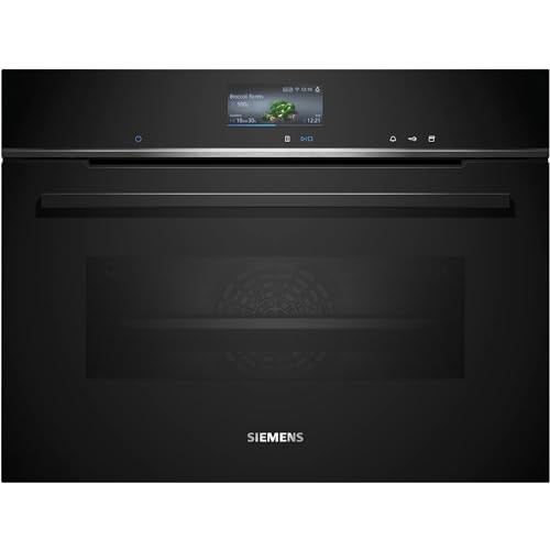 Siemens CS736G1B1, Smarter iQ700 Einbau-Kompaktdampfbackofen, 60 x 45 cm, Schwarz, Made in Germany,...