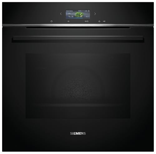 Siemens HB774G1B1, iQ700 Smarter Einbau-Backofen, 60 x 60 cm, Made in Germany, Schwarz, activeClean Pyrolyse &...