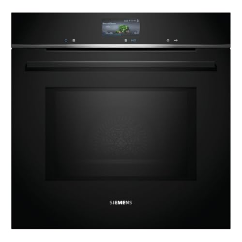 Siemens HM776GKB1, iQ700 Smarter Einbau-Backofen mit Mikrowellenfunktion, 60 x 60 cm, 800 W, Made in Germany,...