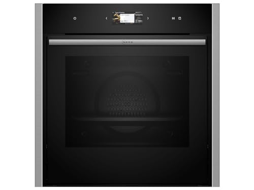 NEFF B64VS71N0 Einbau-Backofen N90, Integrierbarer Backofen 60 x 60cm, Slide&Hide, Full Touch TFT-Display,...