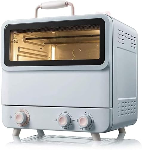 Backofen Minibackofen Heißluftfritteuse Kleiner elektrischer Backofen for den Haushalt, integrierte Dampfmaschine, zeitfreie Temperaturregelung, 20 l, Mini-Öfen, Toaster, Ofen, Luftfritteuse,