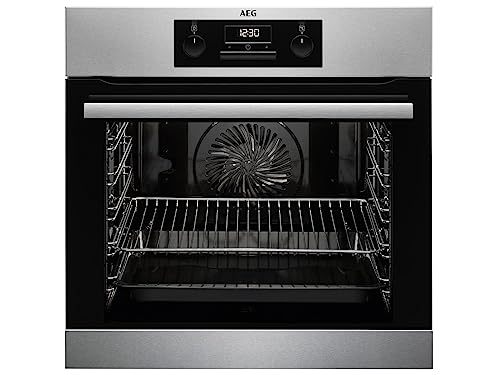 AEG BEB331010M Einbau-Backofen / Serie 6000 mit Ringheißluft: gleichmäßige Garergebnisse auf 3 Ebenen /...