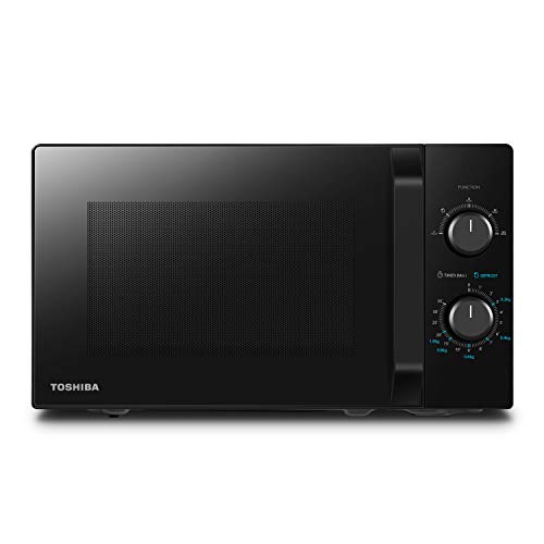 Toshiba MW2-MM20PF(BK) Freistehend Mikrowelle/Solo-Mikrowelle / 20L / 800W / 5 Leistungsstufen mit praktischer...